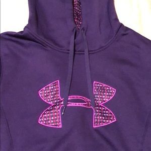 Purple Under Armour Hoodie